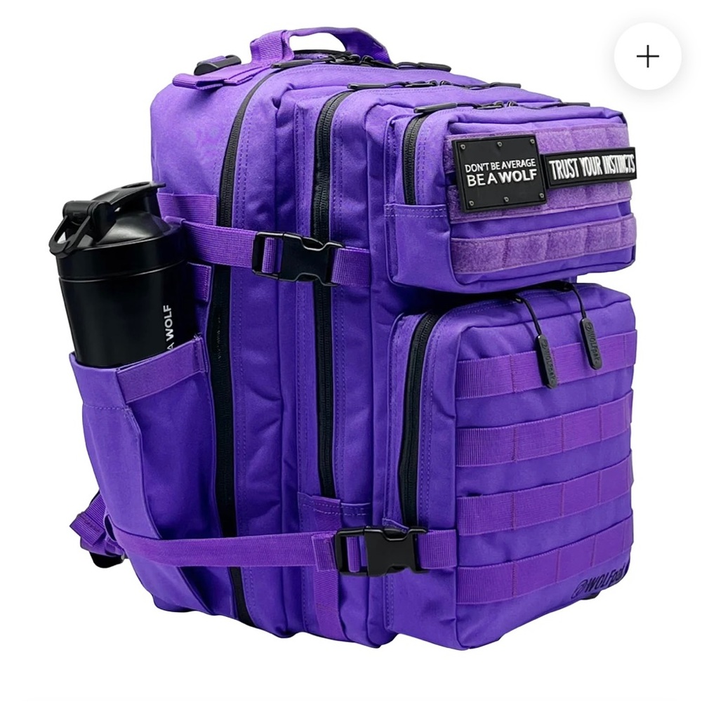 Wolfpak 35l backpack with patches